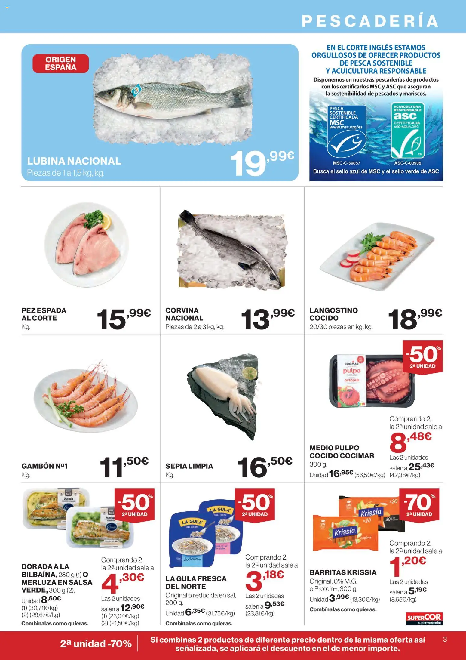 Supercor Canarias │ válido desde el 09.04.2026 | Página: 3 | Productos: Langostino