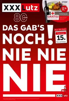 XXXL Lutz - Das gab's noch nie ab 09.11.2025 gültig