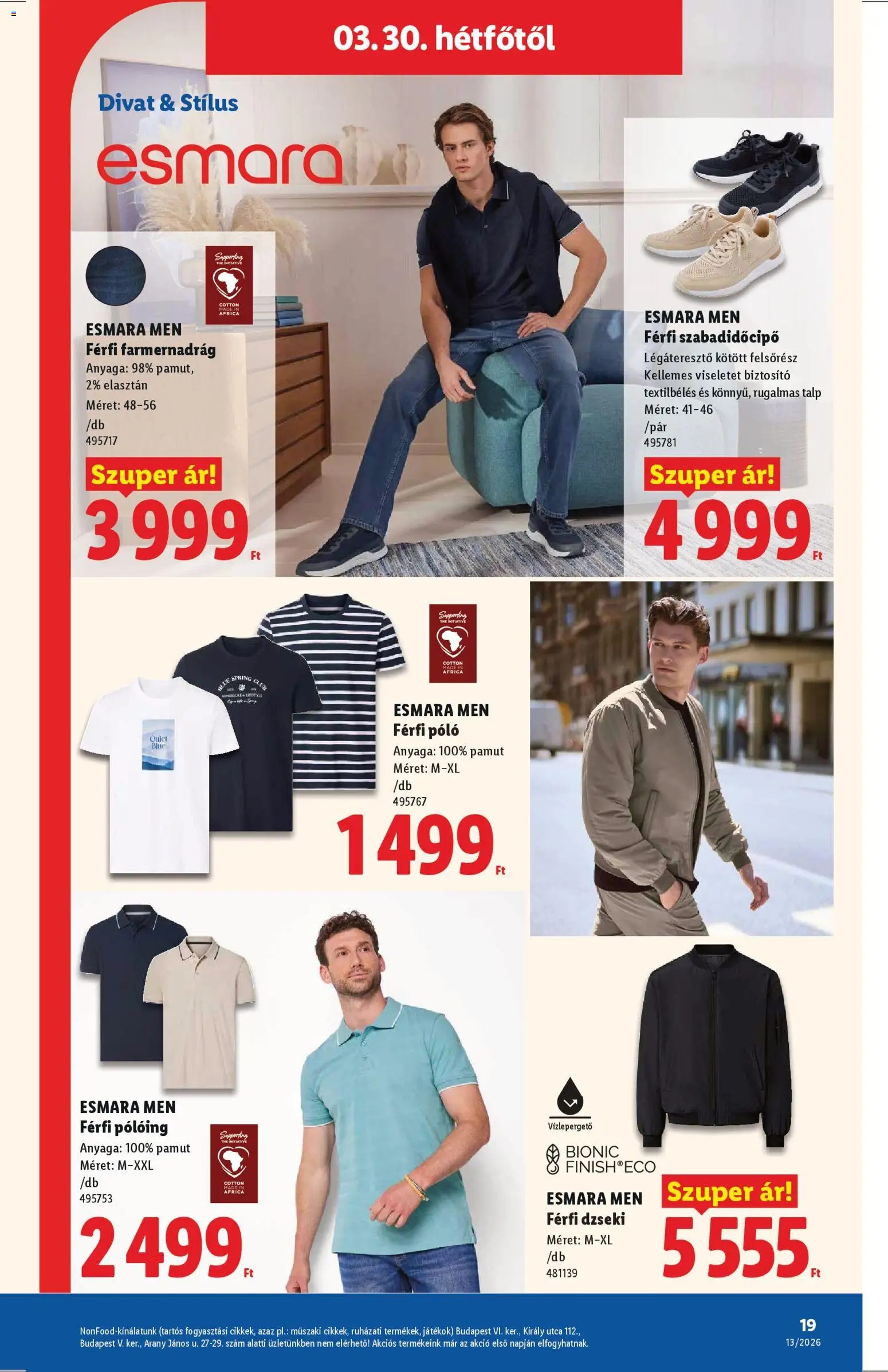 Lidl akciós ujság - amely érvényes a következő dátumtól: 26.03.2026 | Oldal: 19