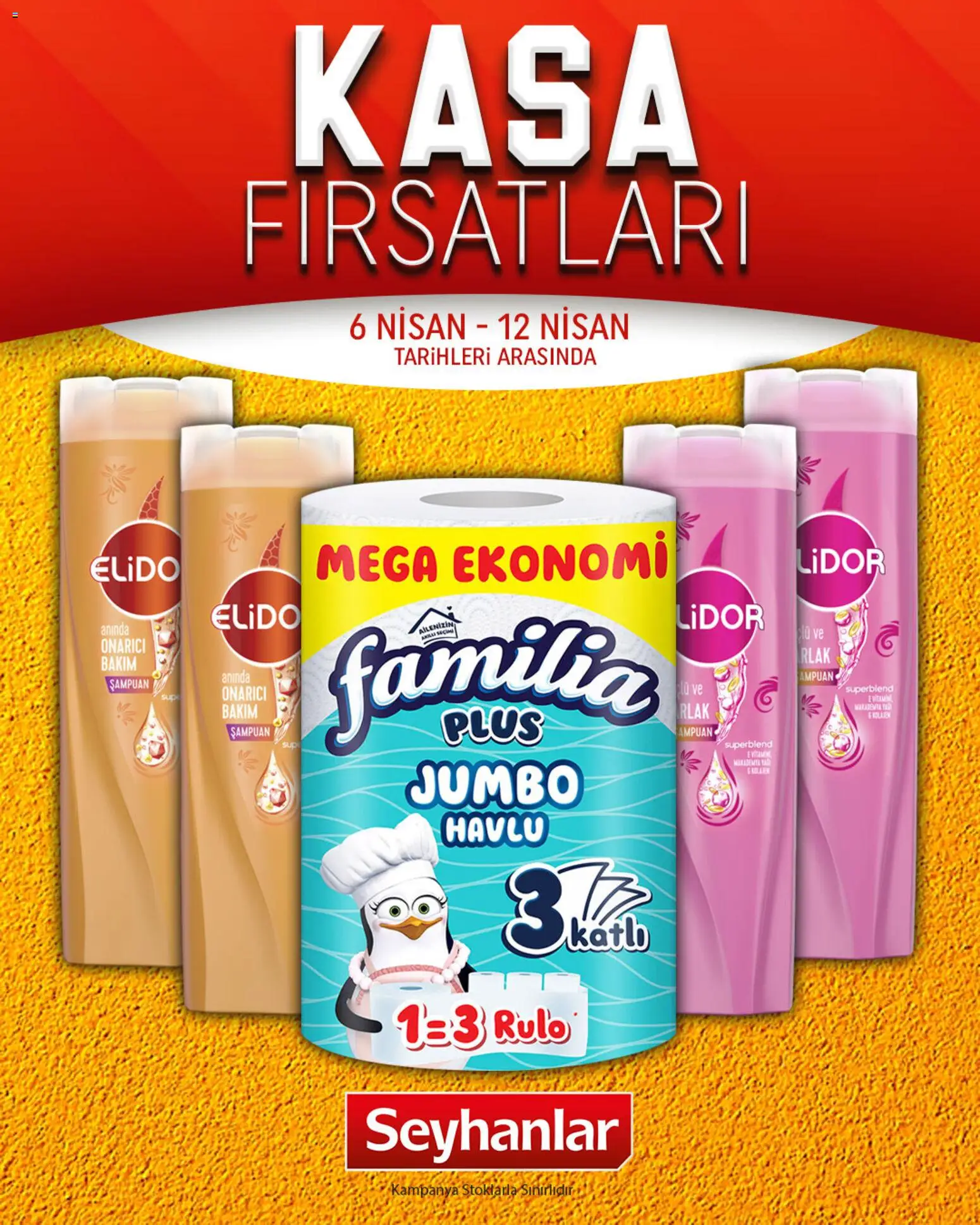 Seyhanlar Market - Katalog Kasa Fırsatları - 06.04.2026 tarihinden itibaren geçerlidir | Sayfa: 2 | Ürünler: Şampuan, Kasa