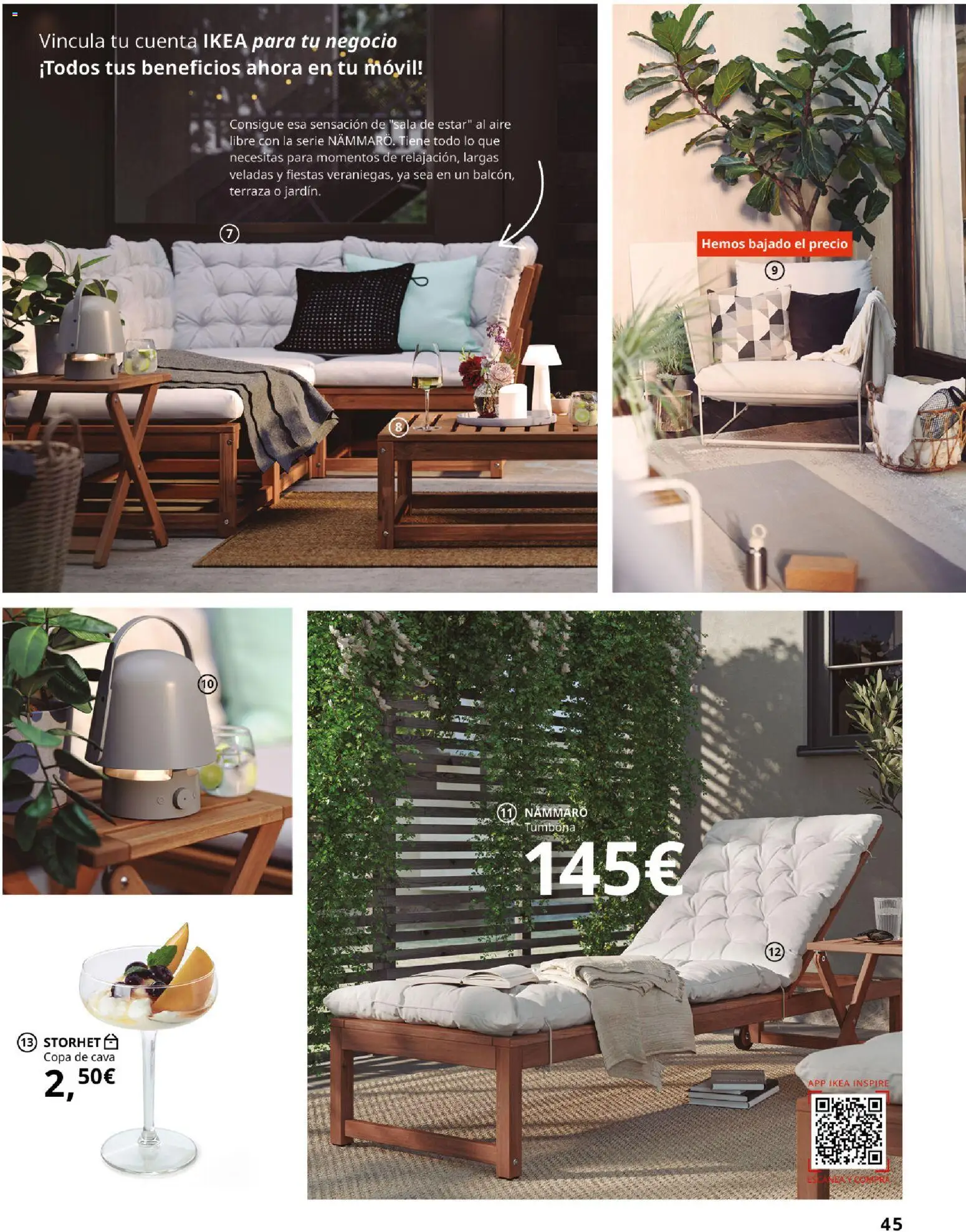 Catálogo IKEA para tu negocio │ válido desde el 02.12.2025 | Página: 45 | Productos: Tumbona