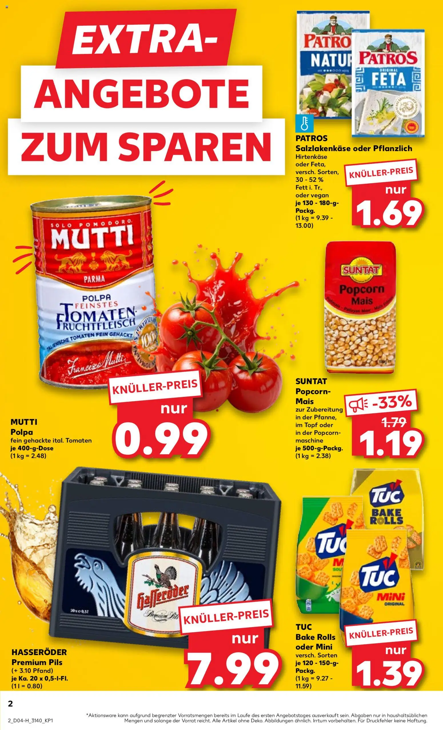 Kaufland prospekt Leipzig	 – gültig ab 22.01.2026 | Seite: 2 | Produkte: Feta, Pils, Tomaten, Hasseröder