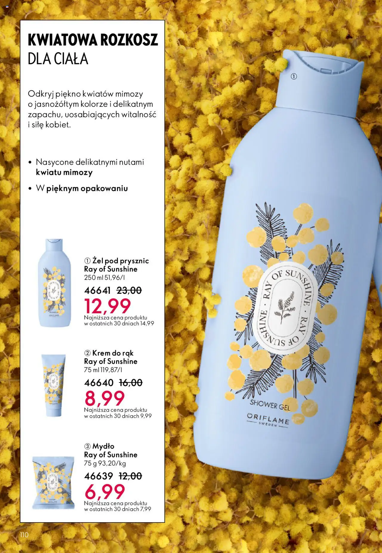 Oriflame Katalog 15 2025 od 22.10.2025 | Strona: 110 | Produkty: Prysznic, Krem do rąk, Mydło, Krem