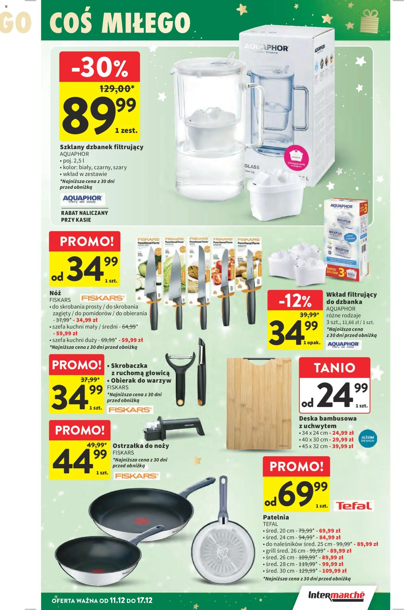 Intermarche Gazetka od 11.12.2025 | Strona: 56 | Produkty: Grill, Dzbanek filtrujący, Patelnia, Tefal