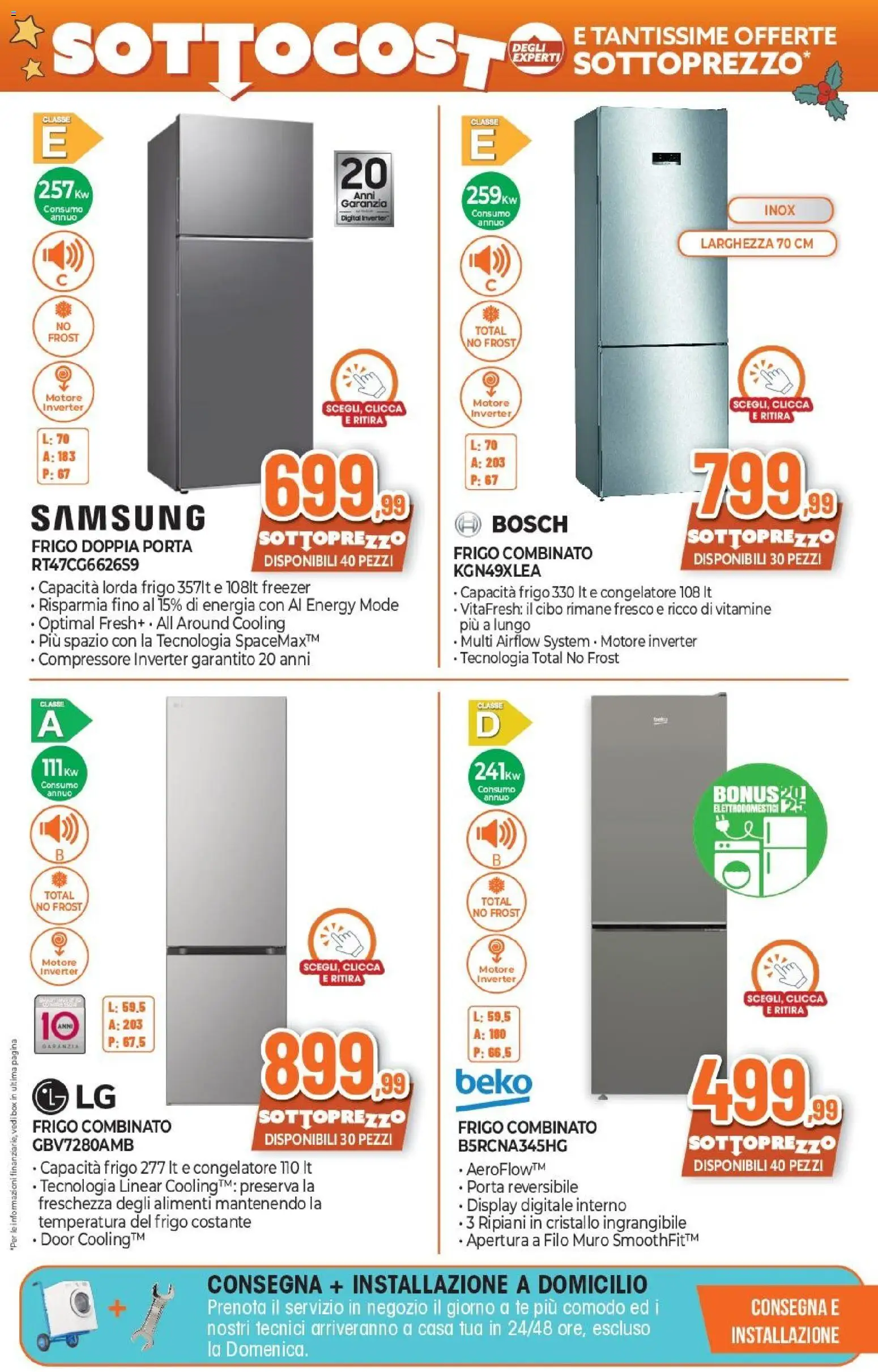 Volantino Expert del 12.12.2025 | Pagina: 25 | Prodotti: Tè, Compressore, Freezer, Congelatore