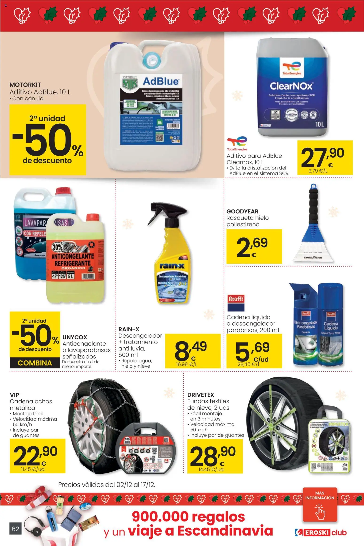 Eroski - Ofertón Navidad  │ válido desde el 27.11.2025 | Página: 62 | Productos: Ηλεκτρονικα ειδη, Guantes