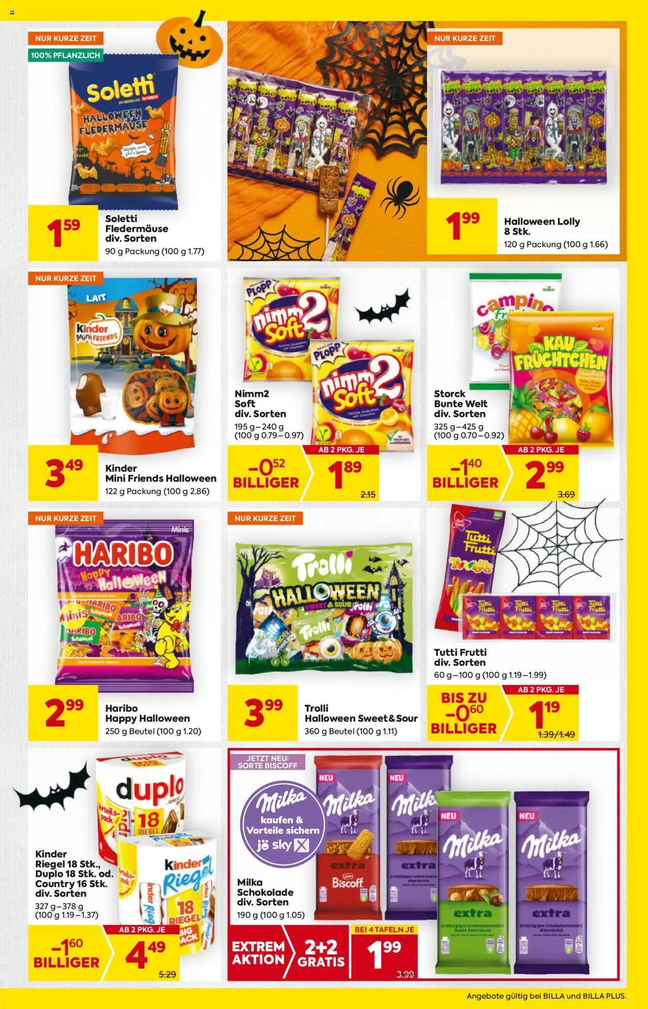 Billa AT akciós ujság - amely érvényes a következő dátumtól: 09.10.2025 | Oldal: 15 | Termékek: Duplo