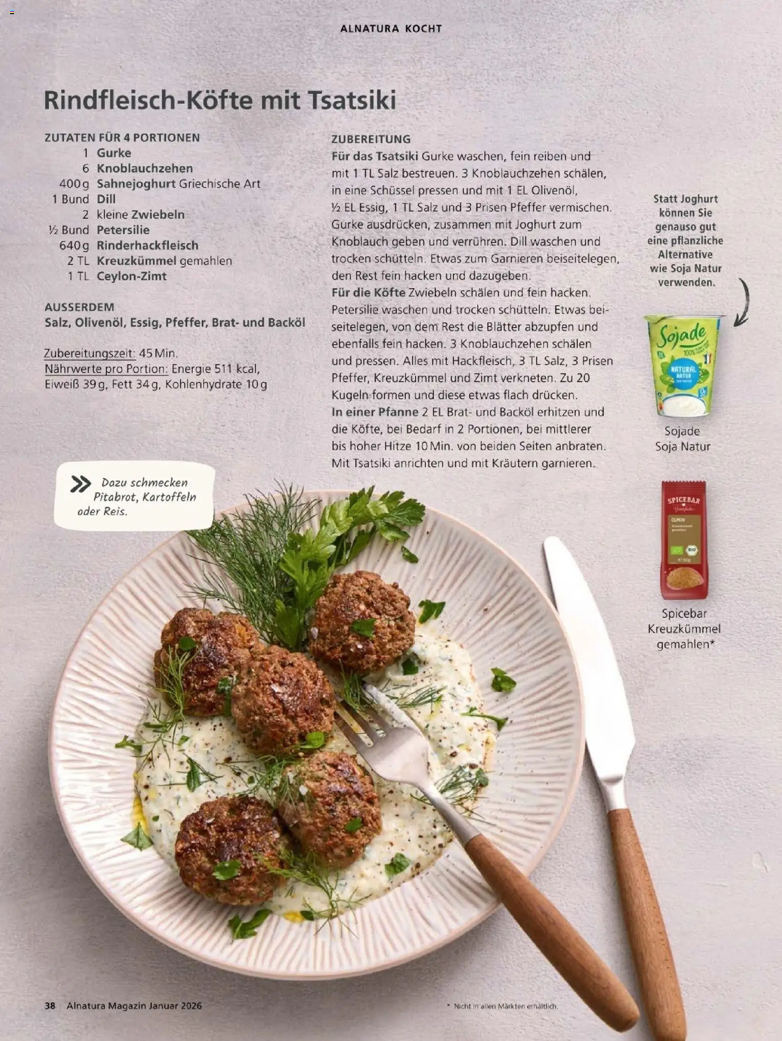 Alnatura Prospekt – gültig ab 01.01.2026 | Seite: 38 | Produkte: Zwiebeln, Salz, Pfeffer, Dill