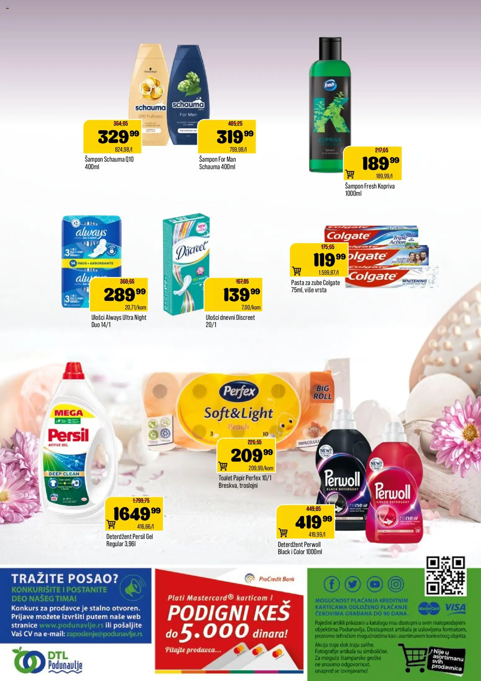 Podunavlje katalog - važi od 19.11.2025 | Strana: 12 | Proizvode: Colgate, Perwoll, Šampon, Persil