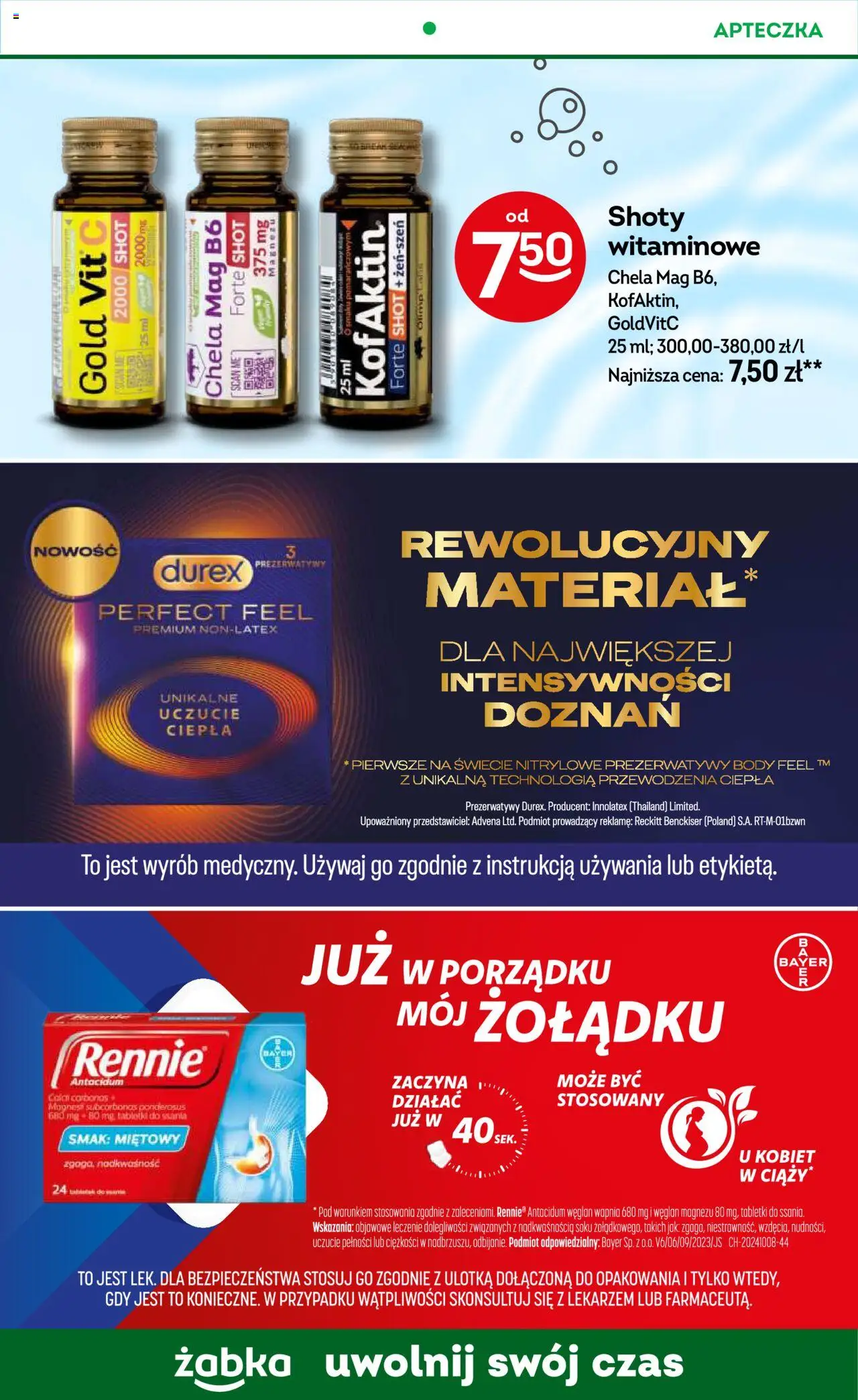 Żabka Gazetka od 10.09.2025 | Strona: 75 | Produkty: Prezerwatywy, Body