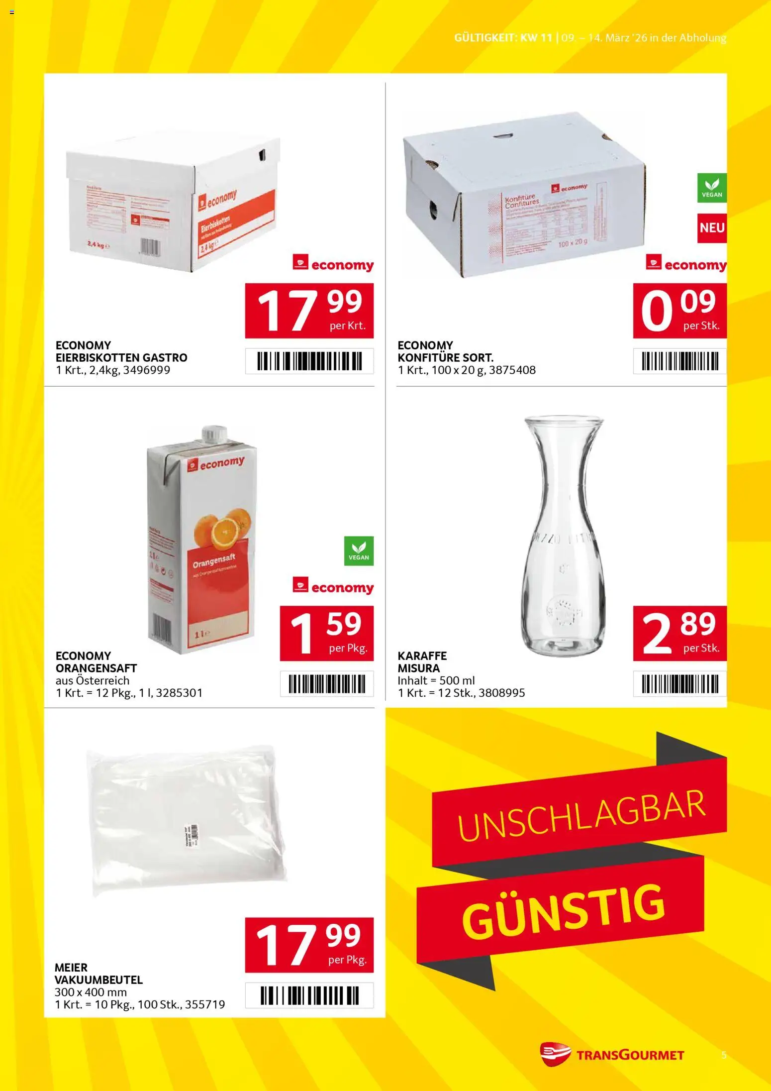 Transgourmet Flugblatt gültig ab 08.03.2026 | Seite: 5