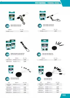 Pacific Pêche - Prévisualisation de Pacific Pêche catalogue valide à partir de 01.01.2025 | Page: 103 | Produits: Olive, Cage, Agrafe