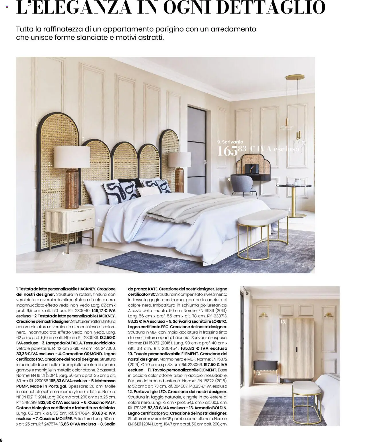 Volantino Maisons du Monde del 14.04.2025 | Pagina: 6 | Prodotti: Letto, Materasso, Armadio, Scrivania