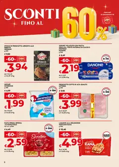 Anteprima del volantino Volantino bennet	 valido a partire dal 04.12.2025 | Pagina: 2 | Prodotti: Arrosto, Yogurt, Frutta, Prosciutto