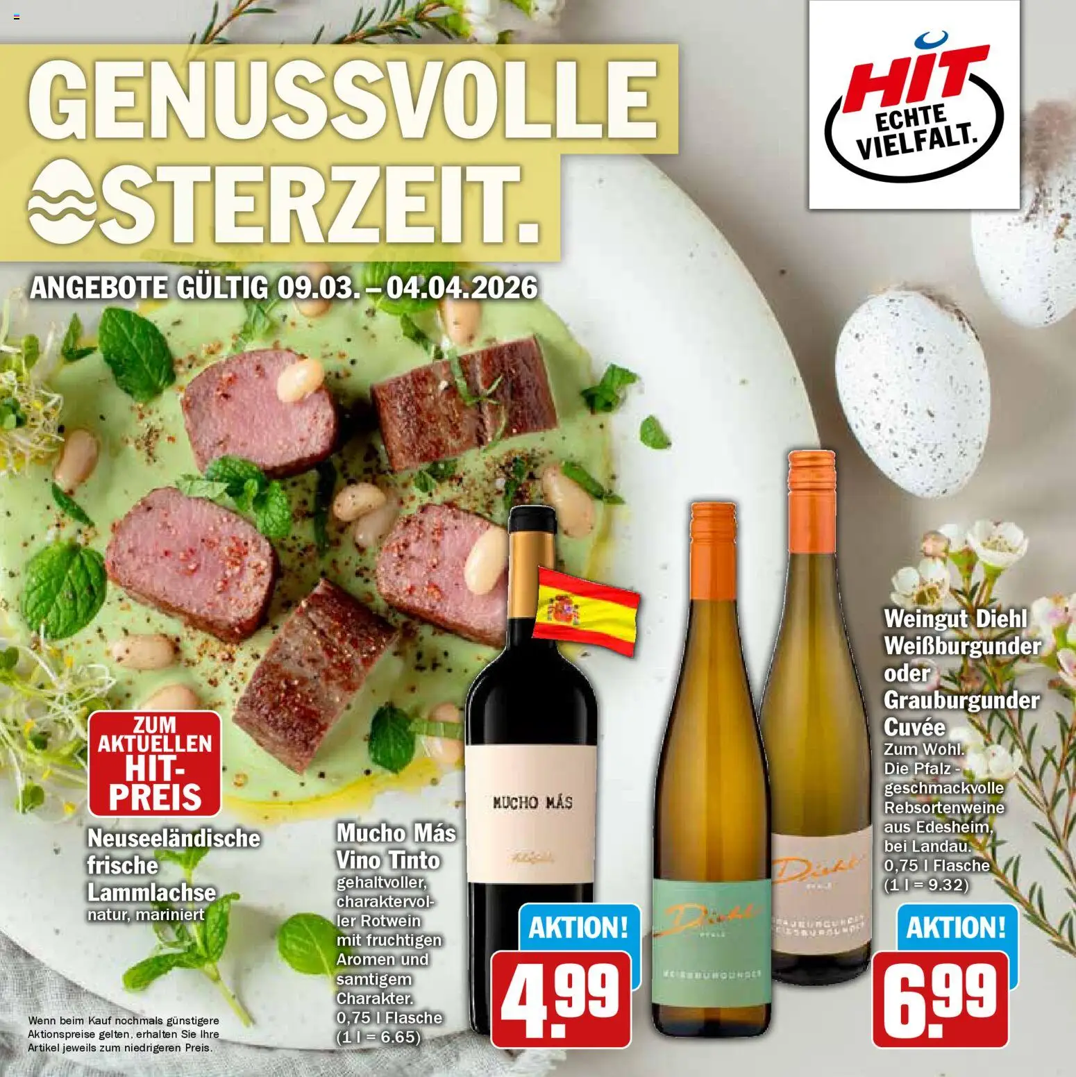 HIT Wochenprospekt – gültig ab 09.03.2026 | Seite: 1 | Produkte: Rotwein