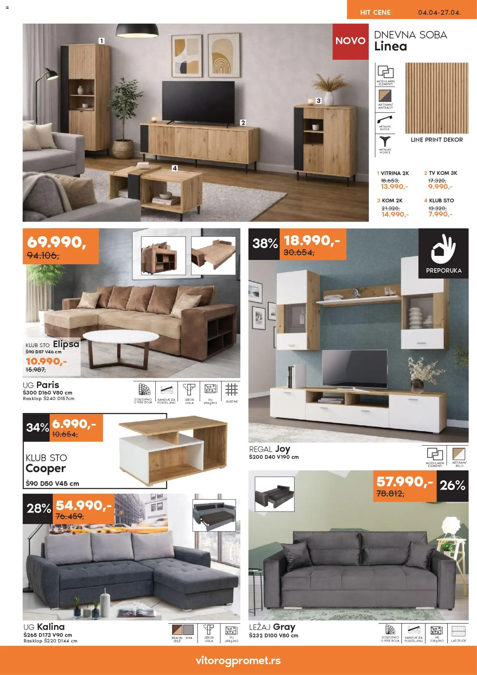 Vitorog katalog - važi od 04.04.2026 | Strana: 2 | Proizvode: Sto