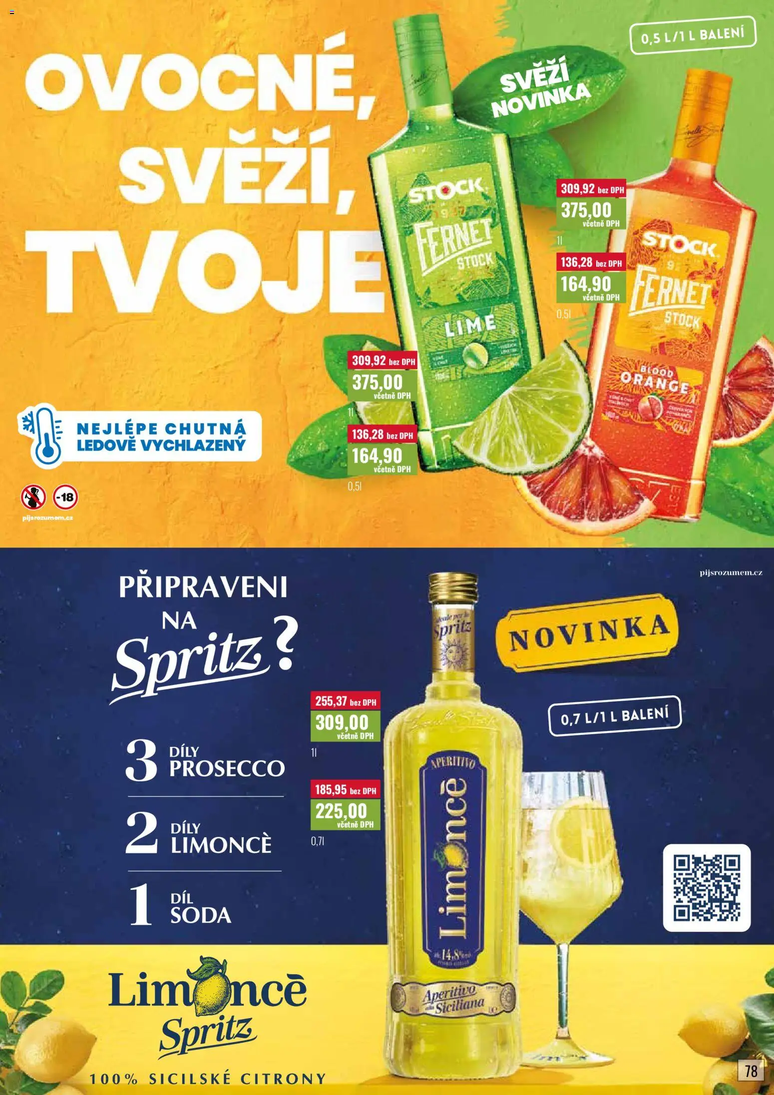 Ratio leták od 01.04.2026 | Strana: 79 | Produkty: Spritz, Citróny, Aperitivo, Fernet