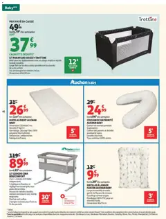 Auchan - Prévisualisation de Auchan prospectus valide à partir de 08.04.2026 | Page: 48 | Produits: Flocons, Lit parapluie, Matelas, Parapluie