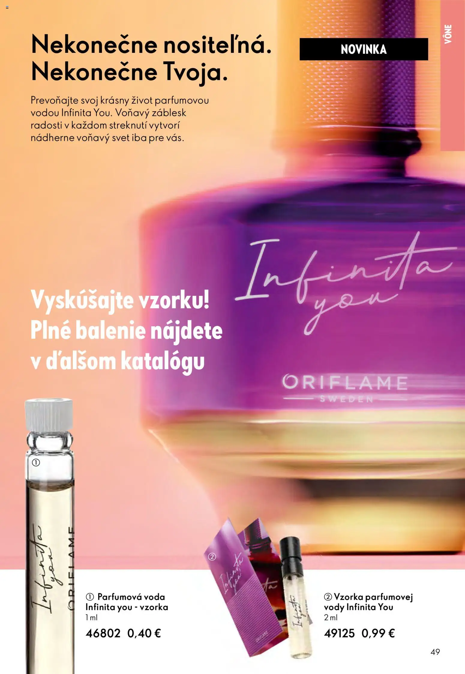 Nové Oriflame akcie – leták je platný od 21.01.2026 | Strana: 49 | Produkty: Voda