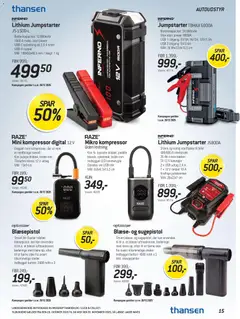 Thansen - Tilbudsavis gyldig fra 29.10.2025 | Side: 15 | Produkter: Powerbank, USB, Batteri