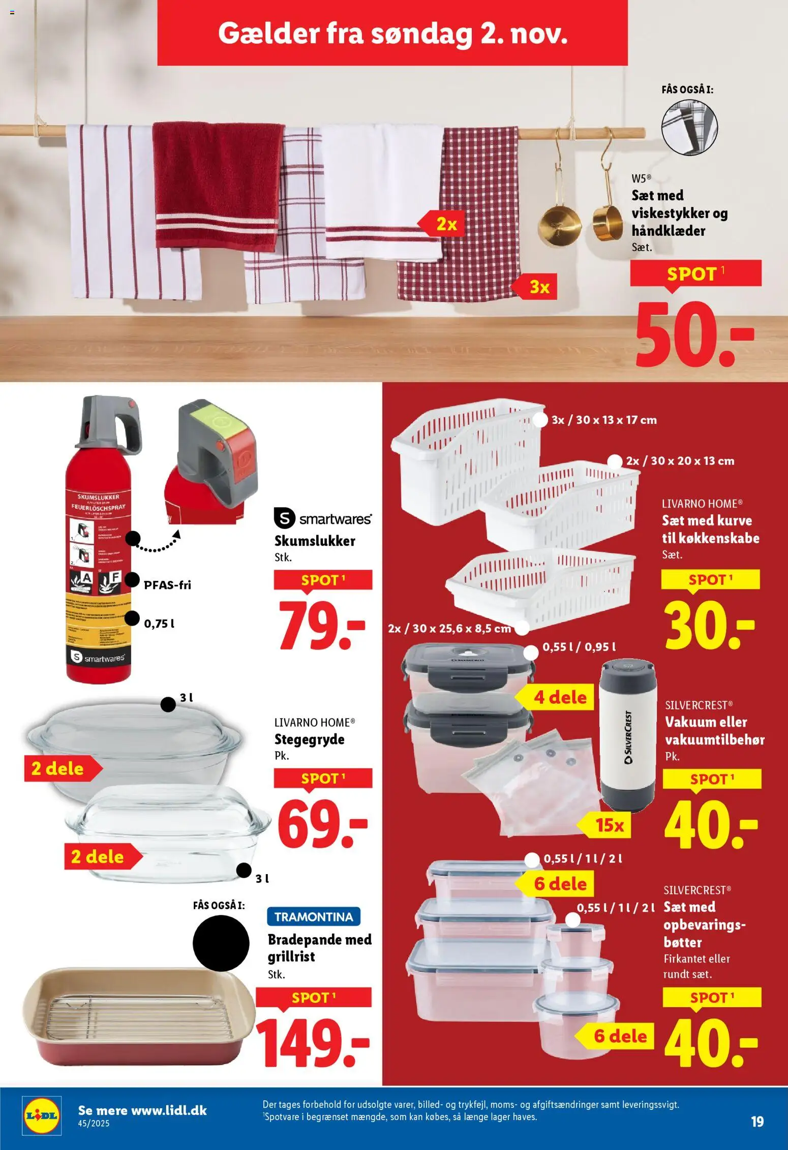 Lidl tilbudsavis – gyldig fra 02.11.2025 | Side: 5 | Produkter: Viskestykker, Søm