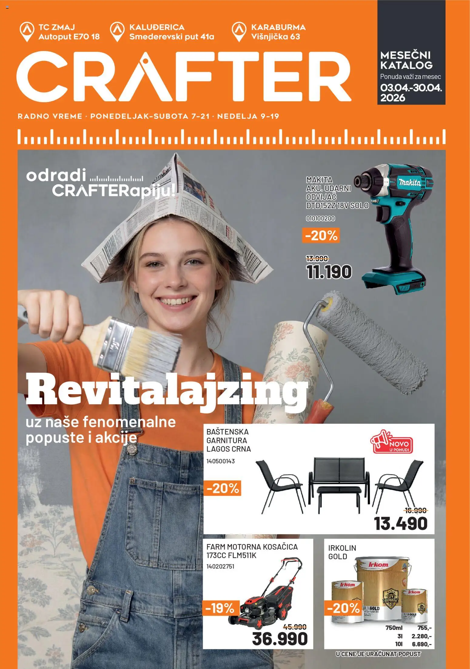 Crafter katalog - važi od 03.04.2026 | Strana: 1