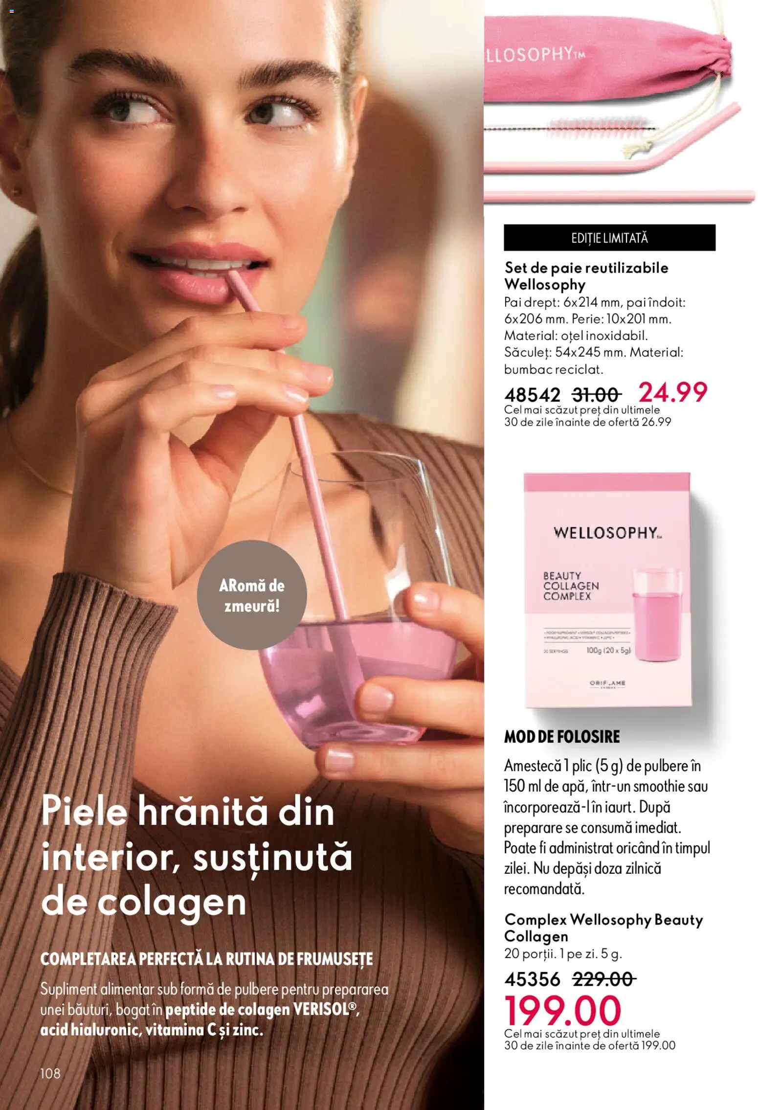 Noul catalog Oriflame – valabil de la 15.04.2026 | Pagină: 108 | Produse: Zmeură, Perie, Smoothie
