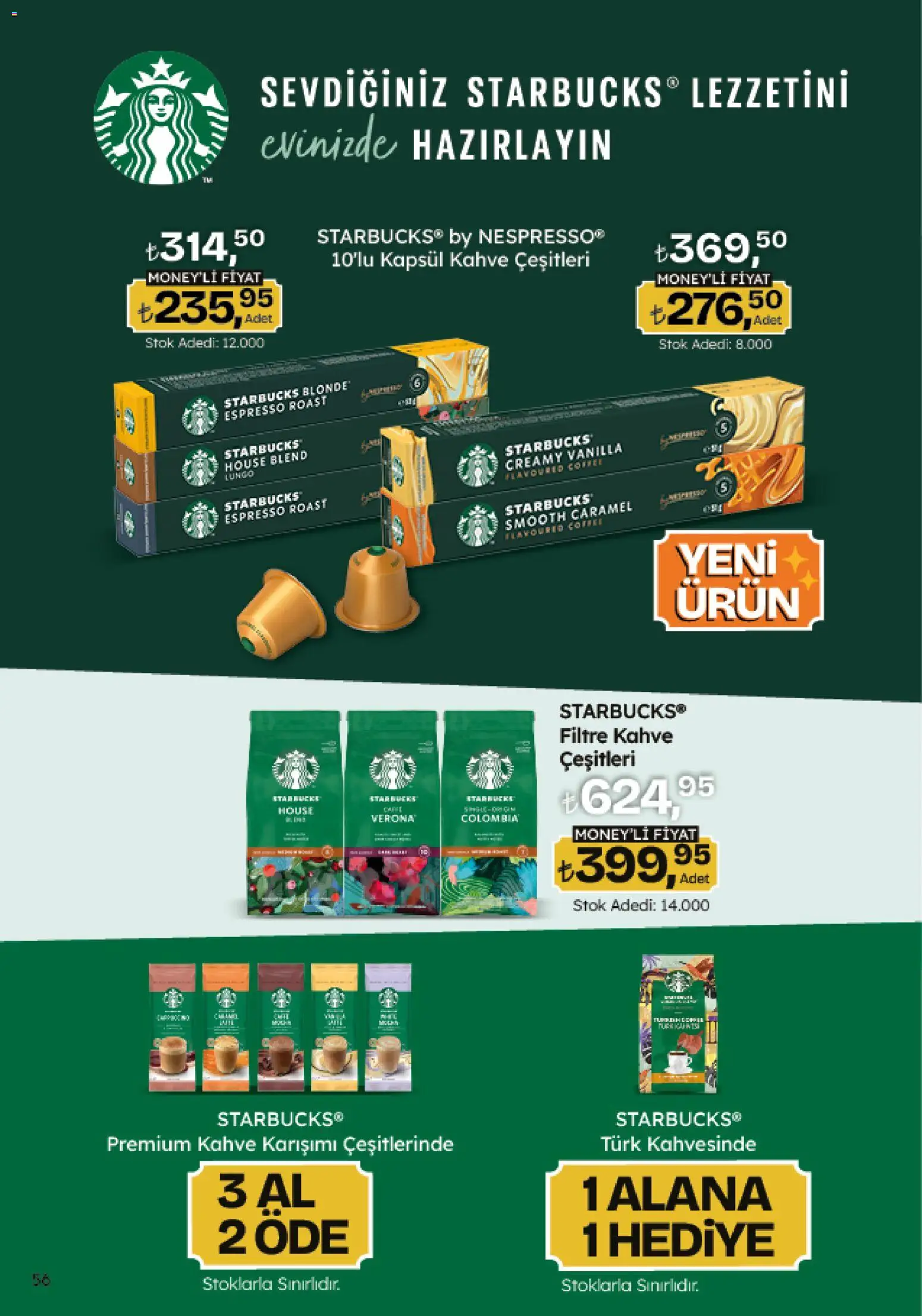 Migros Katalog - Migroskop - 26.03.2026 tarihinden itibaren geçerlidir | Sayfa: 56 | Ürünler: Kahve