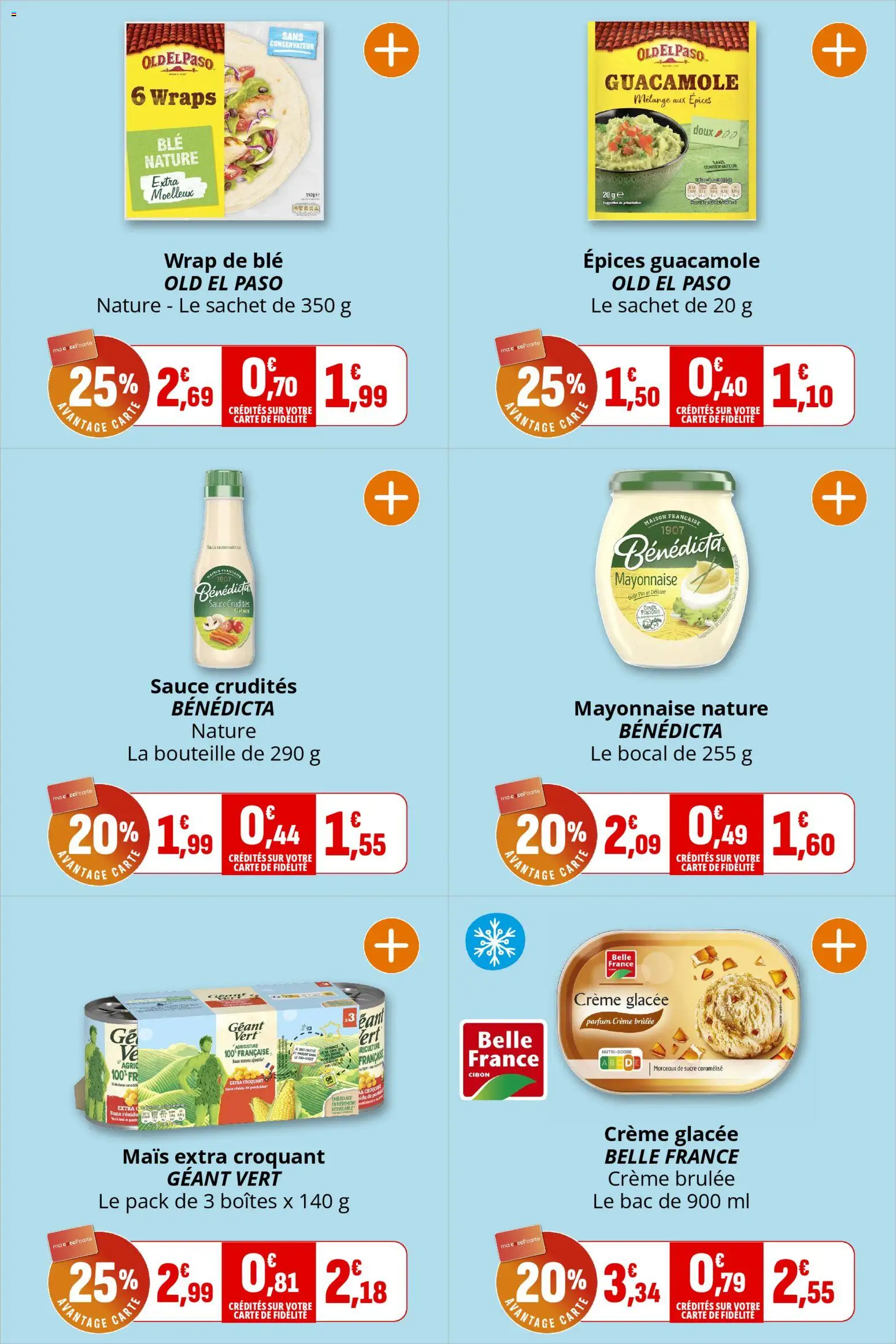 {H1} | Page: 8 | Produits: Sucre, Parfum, Mais, Œufs