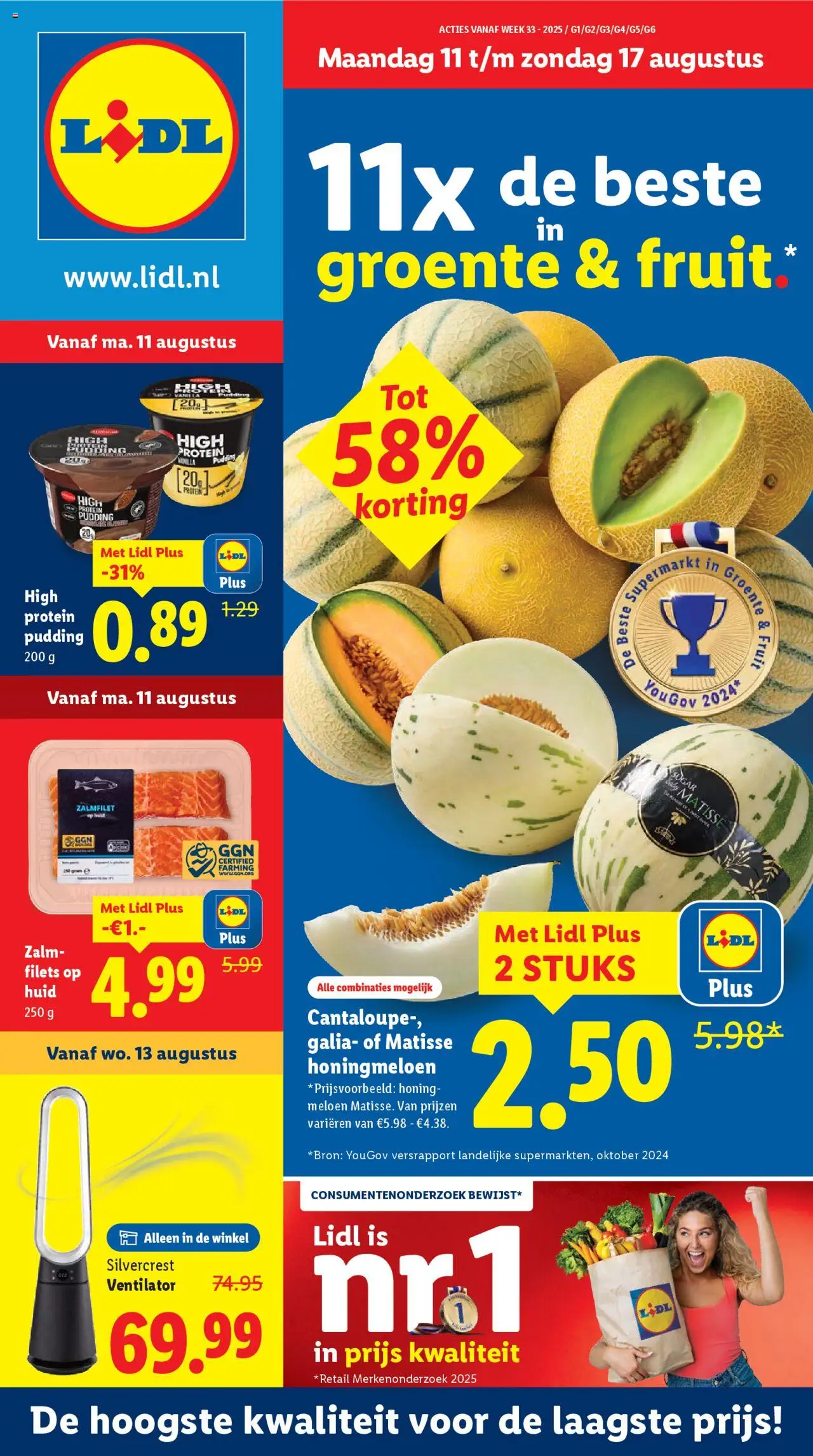  | Pagina: 1 | Producten: Meloen, Zalm, Ventilator, Fruit