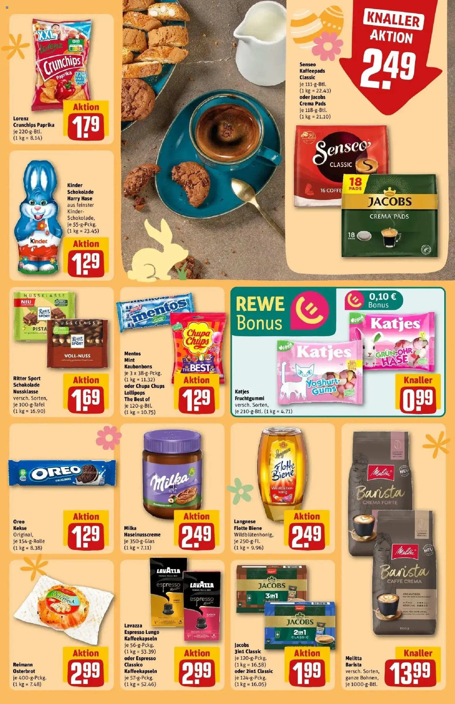 Rewe Prospekt Weimar / Schöndorf	 – gültig ab 15.03.2026 | Seite: 31 | Produkte: Melitta, Lavazza, Paprika, Senseo kaffeepads