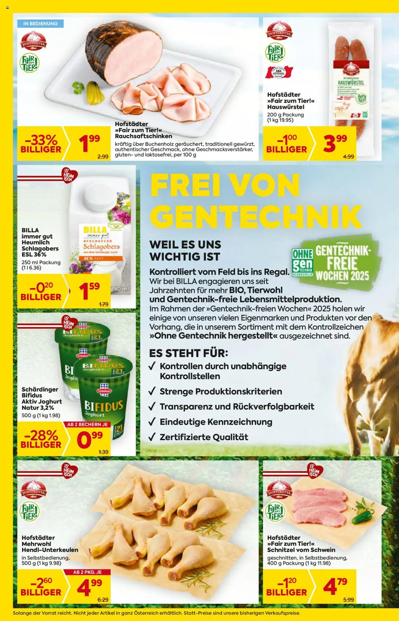 Billa Flugblatt - Steiermark gültig ab 18.09.2025 | Seite: 4 | Produkte: Joghurt