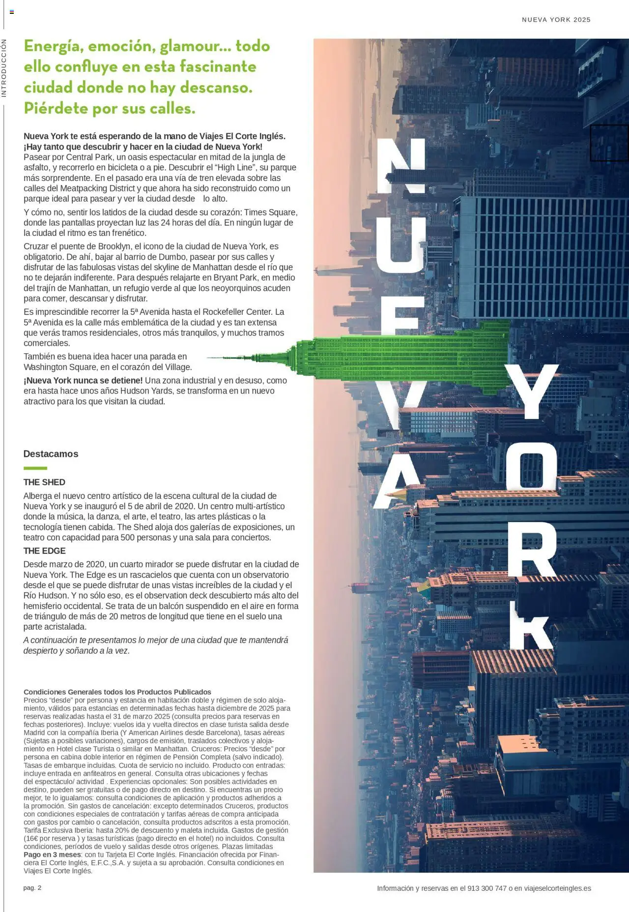 Viajes El Corte Inglés Nueva York │ válido desde el 10.01.2025 | Página: 2 | Productos: Bicicleta, Maleta, Té