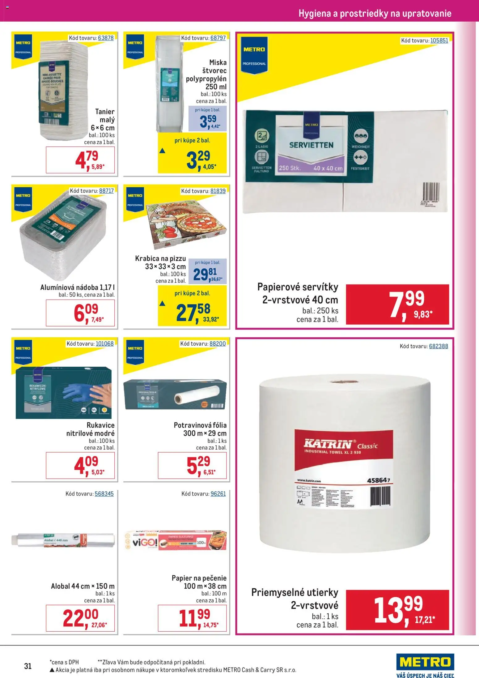 Nové Metro akcie – leták je platný od 25.02.2026 | Strana: 31 | Produkty: Rukavice