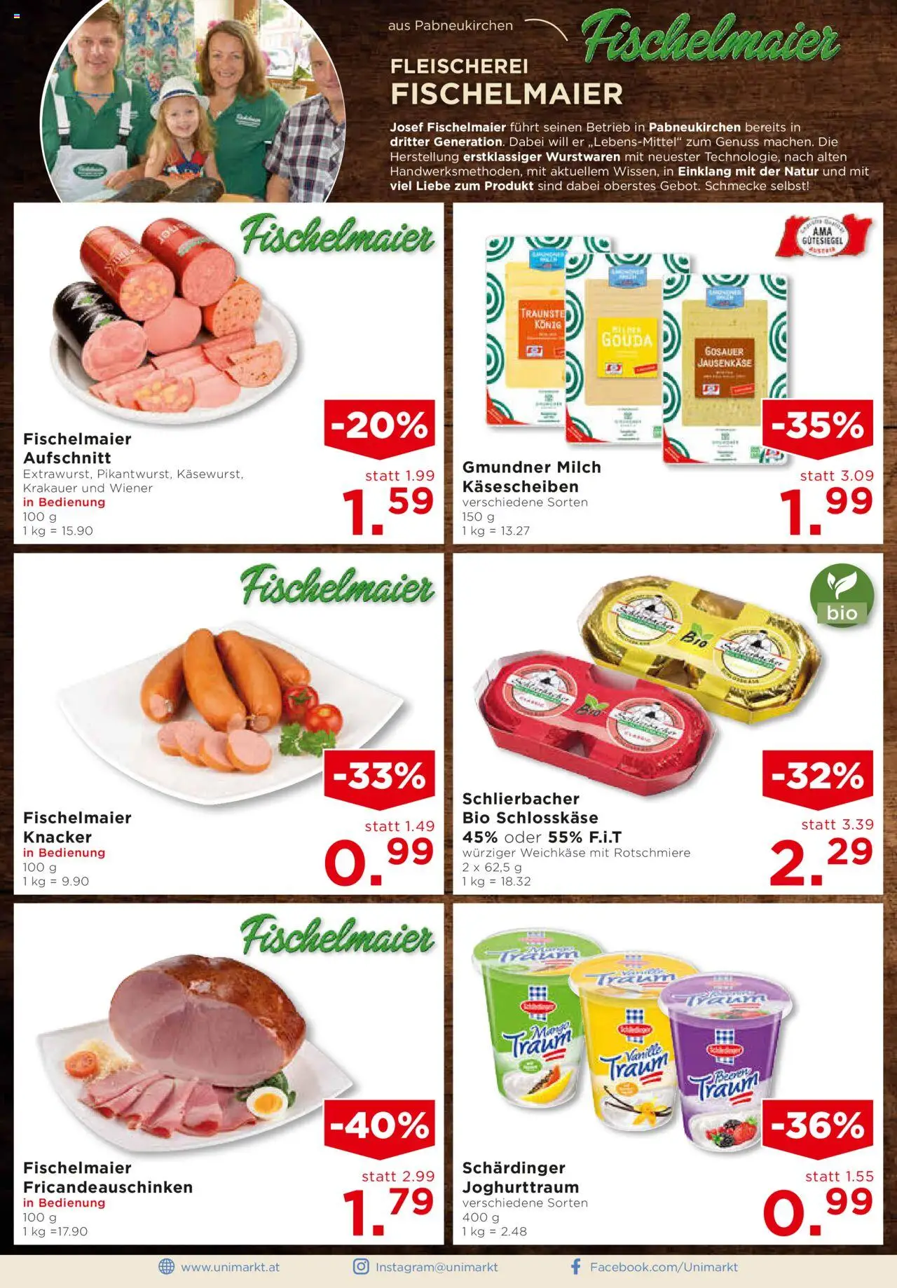 Unimarkt Mühlviertel gültig ab 20.08.2025 | Seite: 8 | Produkte: Milch