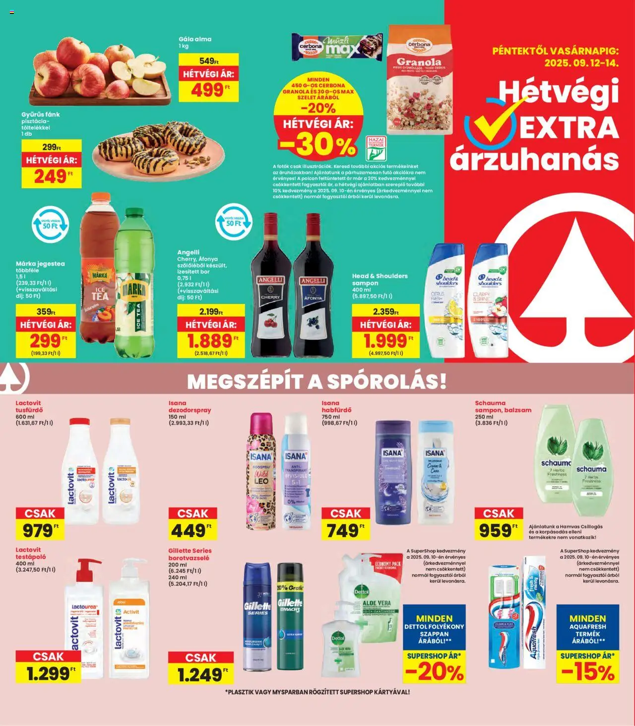 Interspar akciós ujság - amely érvényes a következő dátumtól: 11.09.2025 | Oldal: 20 | Termékek: Áfonya, Ice tea, Bor, Szappan