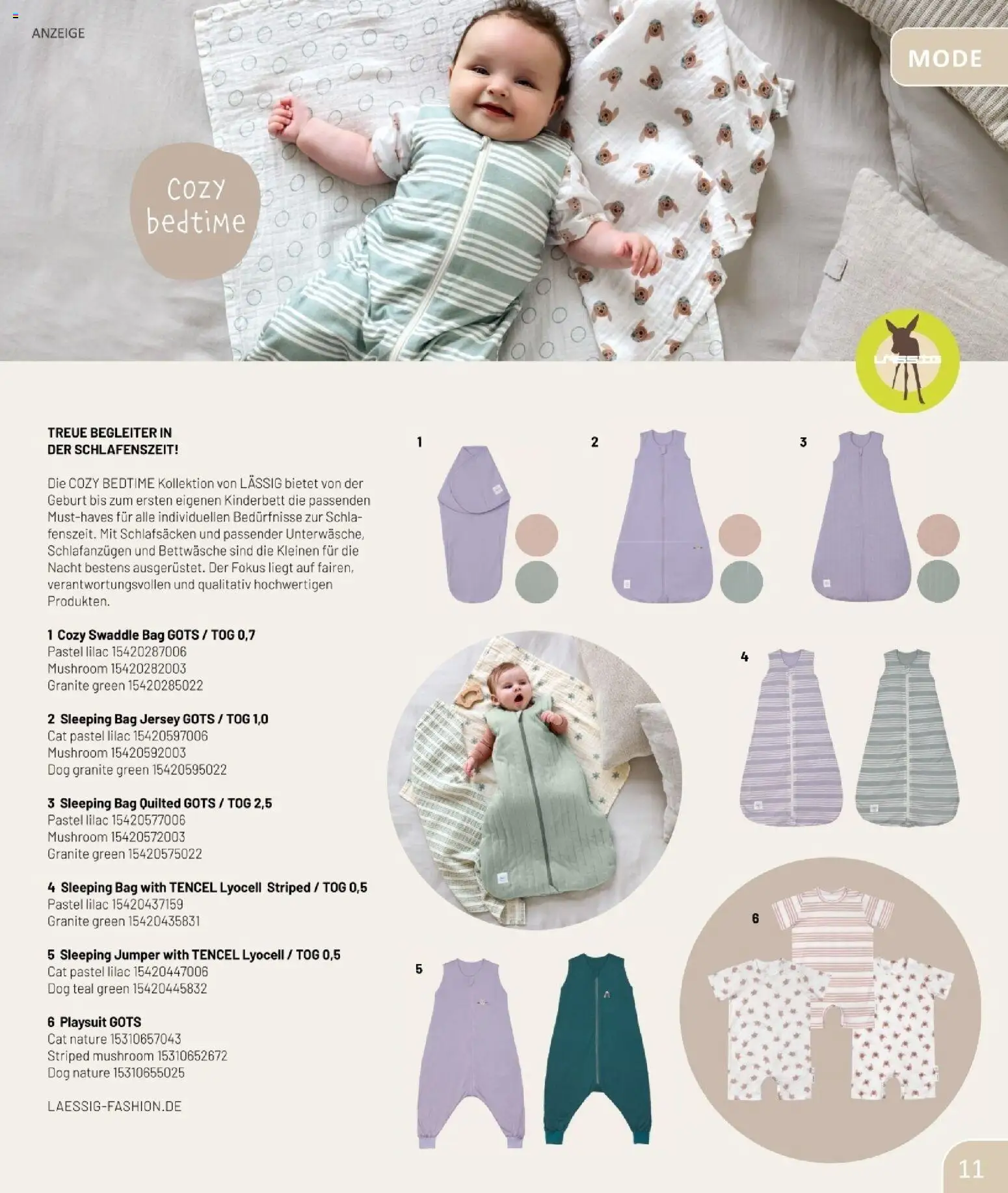 Vedes  Babykatalog  – gültig ab 01.01.2026 | Seite: 11 | Produkte: Bettwäsche