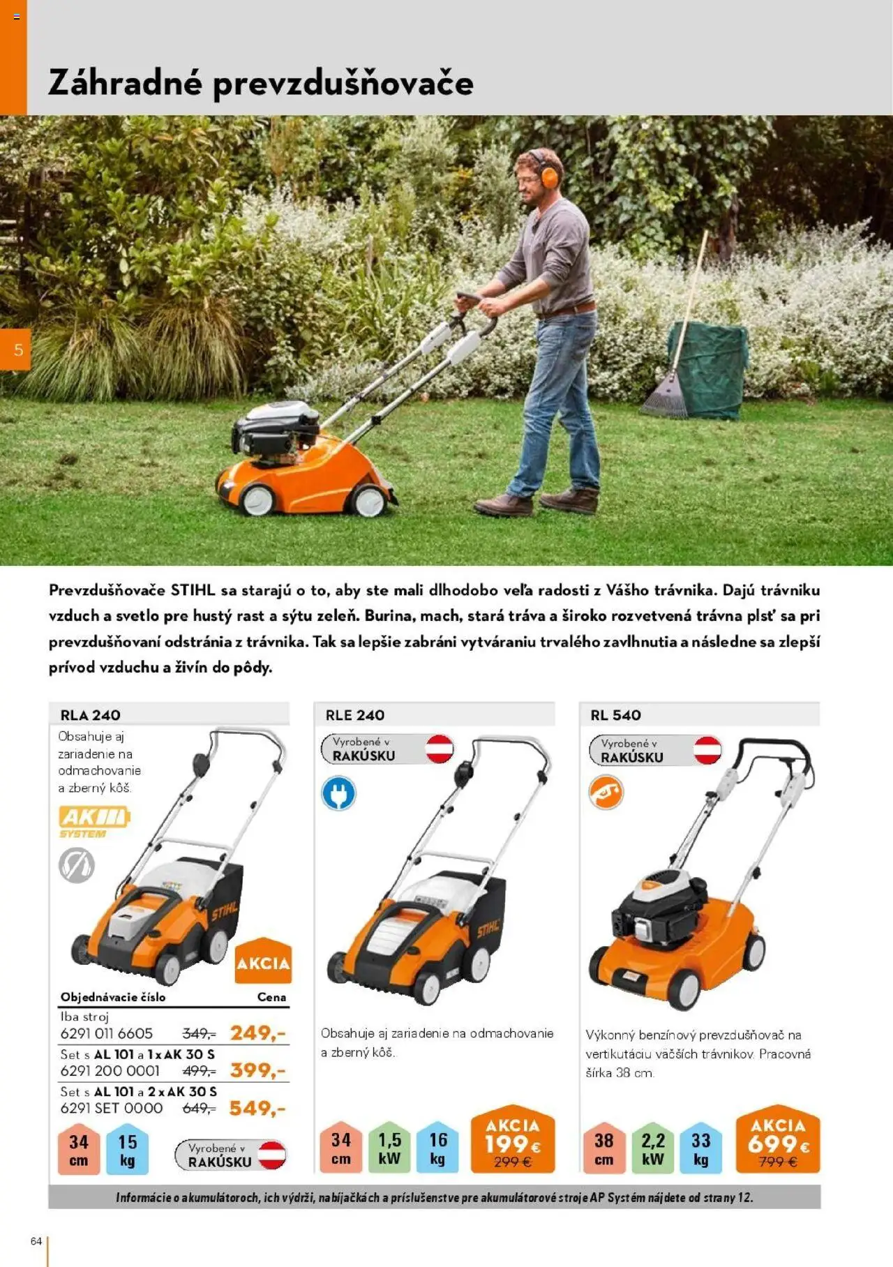 Nové STIHL akcie – leták je platný od 01.04.2025 | Strana: 64 | Produkty: Svetlo