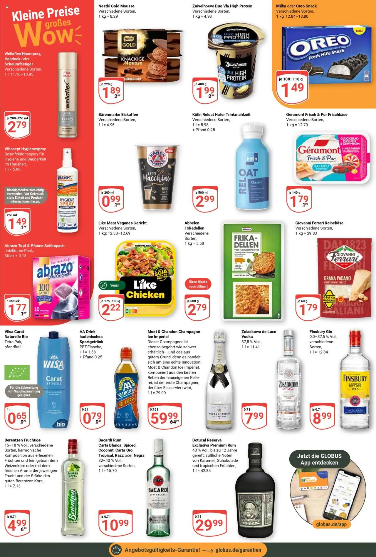 Globus Prospekt 	 - gültig ab dem 21.07.2025 | Seite: 3 | Produkte: Milka, Gin, Eis, Frischkase