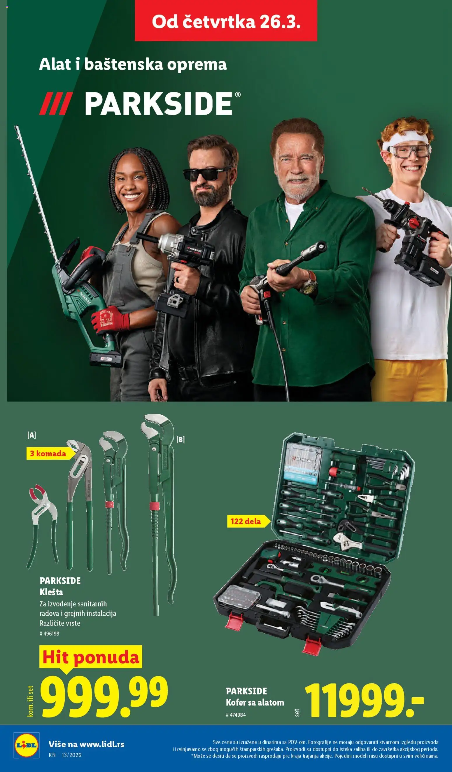 Lidl katalog - važi od 26.03.2026 | Strana: 62 | Proizvode: Kofer, Parkside