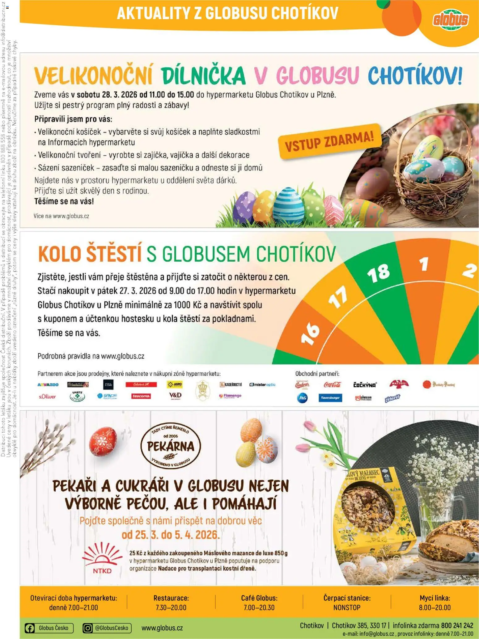 Globus leták - Plzeň od 25.03.2026 | Strana: 34 | Produkty: Košíček, Vajíčka, Pekárna, Mazanec