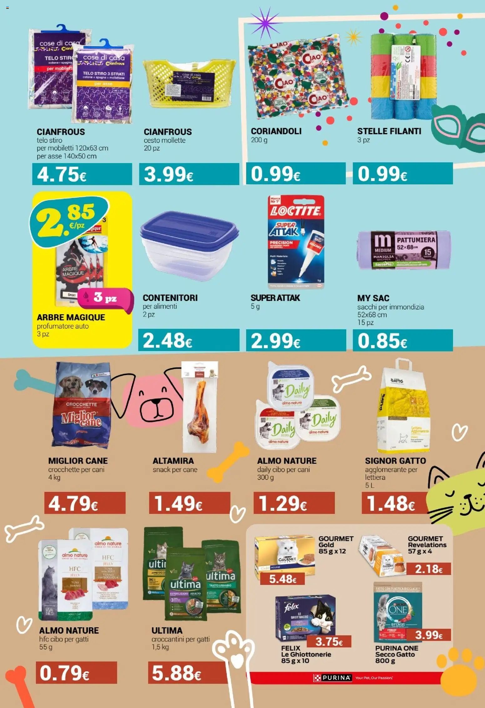 Volantino Tigotà del 10.01.2026 | Pagina: 11 | Prodotti: Spugna, Sogliola, Tonno, Pattumiera