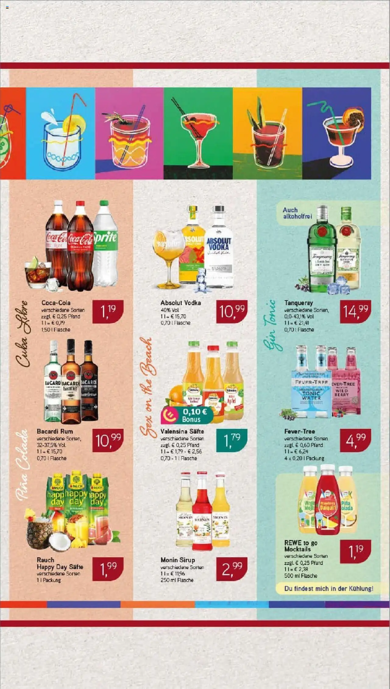 Rewe prospekt Berlin / Prenzlauer Berg	 - gültig ab dem 27.07.2025 | Seite: 11 | Produkte: Bacardi, Rum, Vodka, Gin