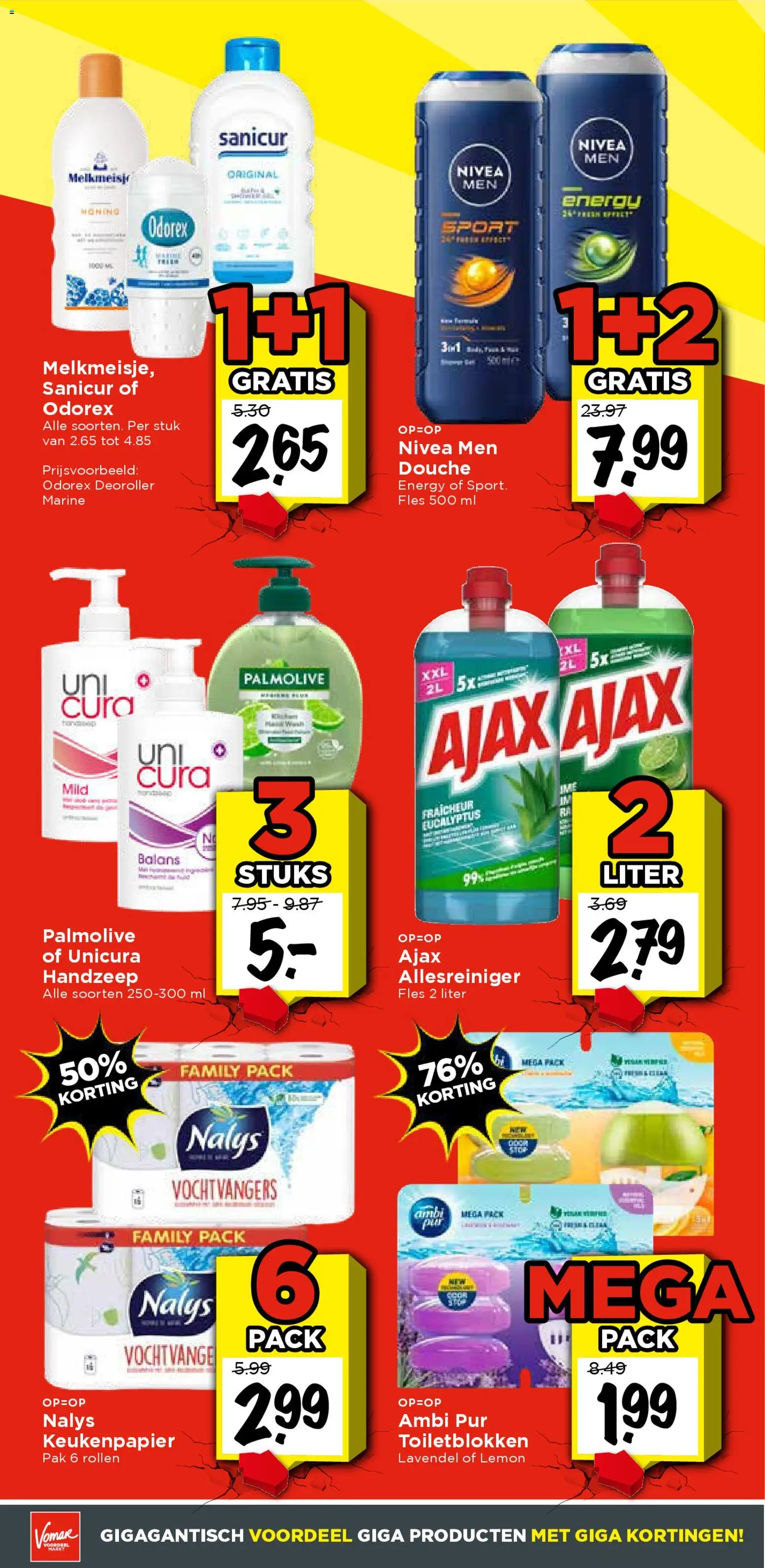 {H1} | Pagina: 4 | Producten: Keukenpapier, Allesreiniger, Douche, Handzeep