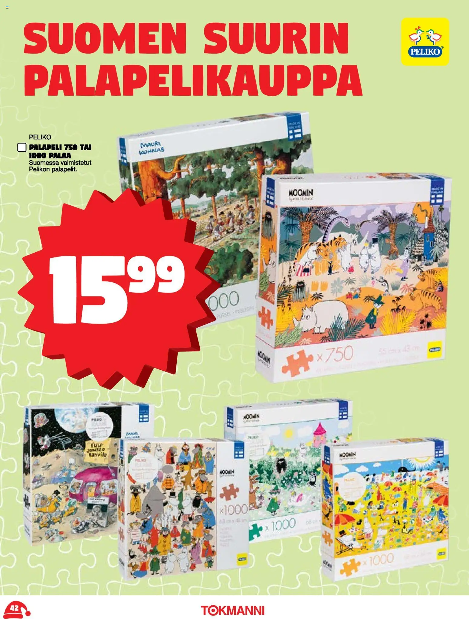Tokmanni - Joululelukuvasto – voimassa 03.11.2025 alkaen | Sivu: 42 | Tuotteet: Palapeli