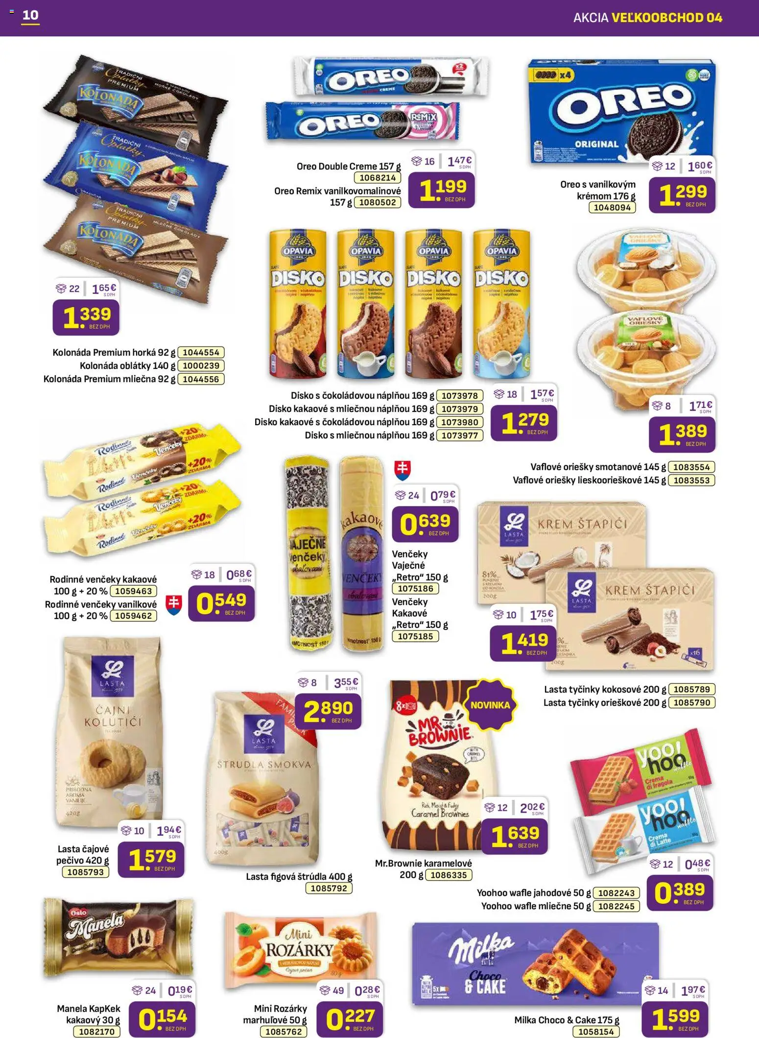 Nové Libex akcie – leták je platný od 16.02.2026 | Strana: 10 | Produkty: Krém, Milka