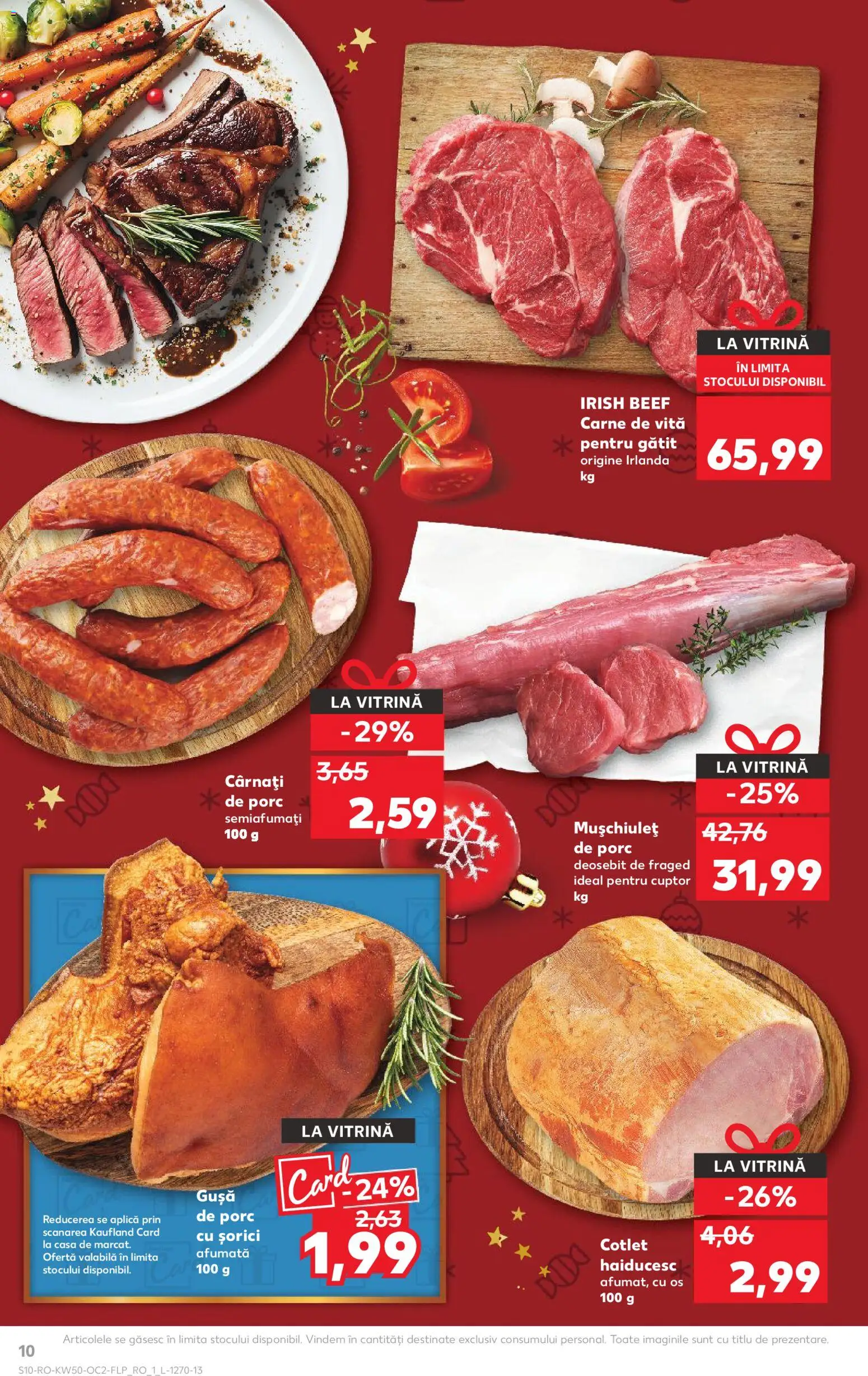 Kaufland RO akciós ujság - amely érvényes a következő dátumtól: 10.12.2025 | Oldal: 10