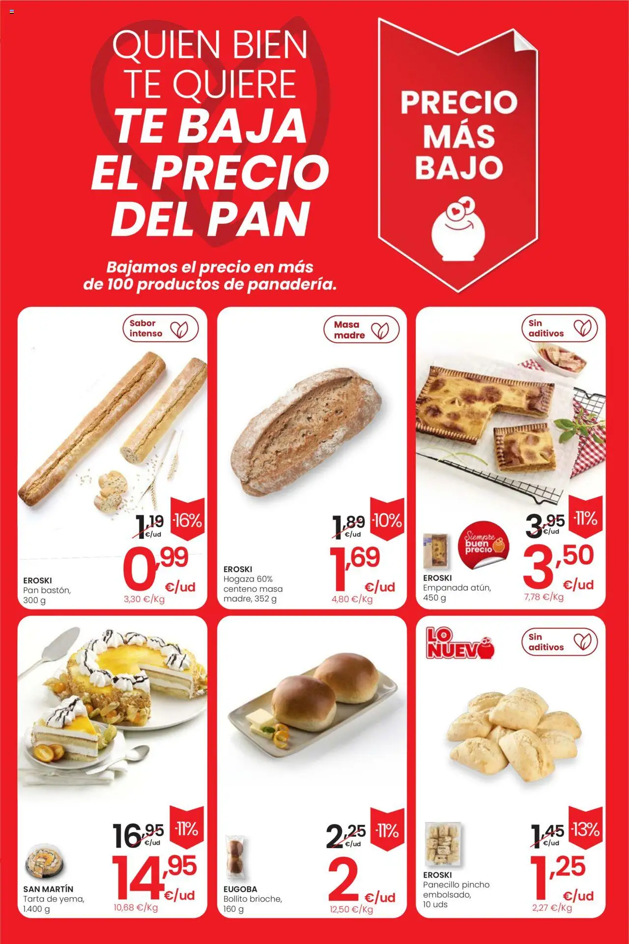 Eroski - Precio más bajo City │ válido desde el 02.10.2025 | Página: 5 | Productos: Pan, Té