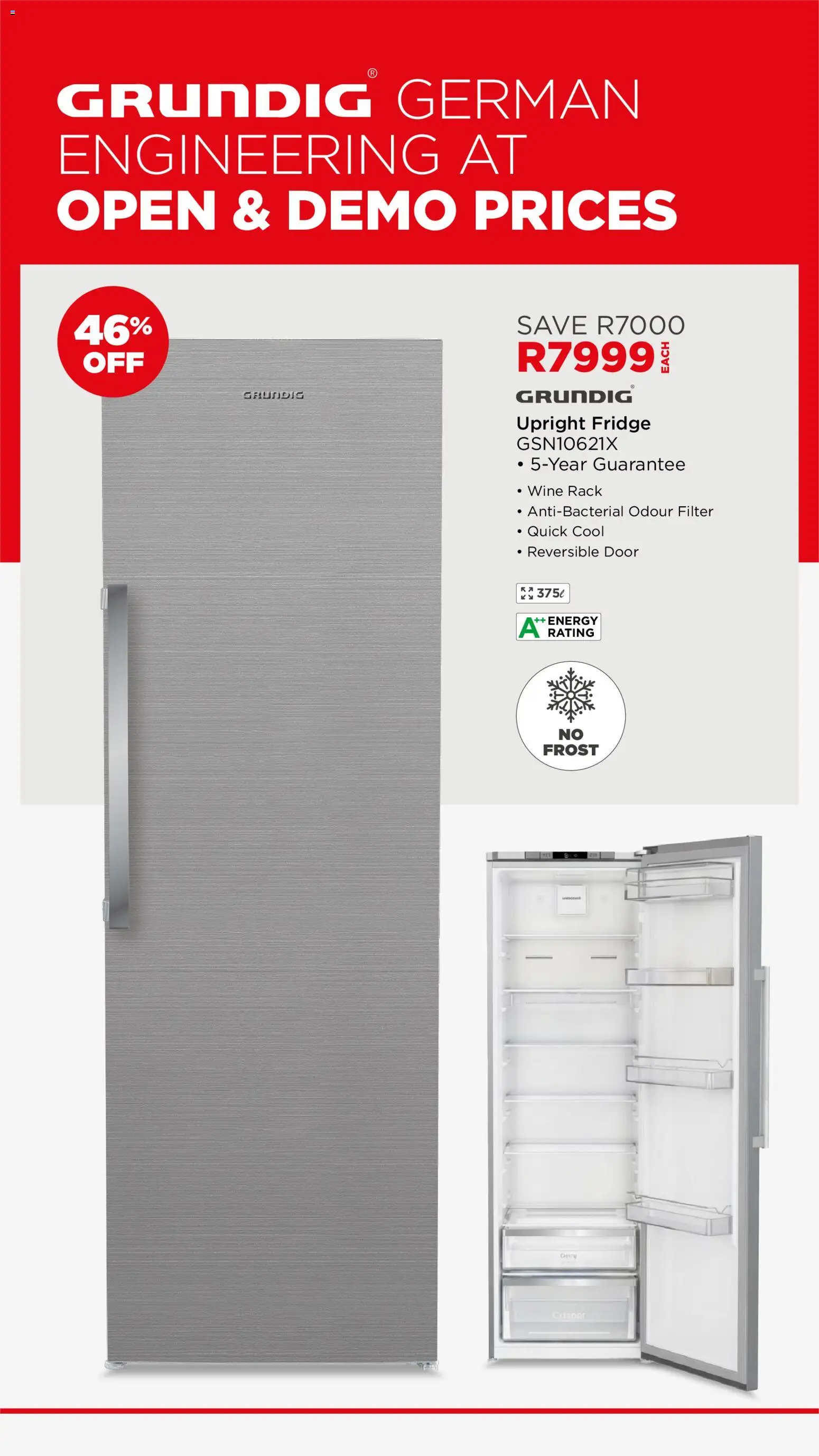 New House and Home catalogue – valid from 16.03.2026 | Page: 5 | Products: Fridge, Wine