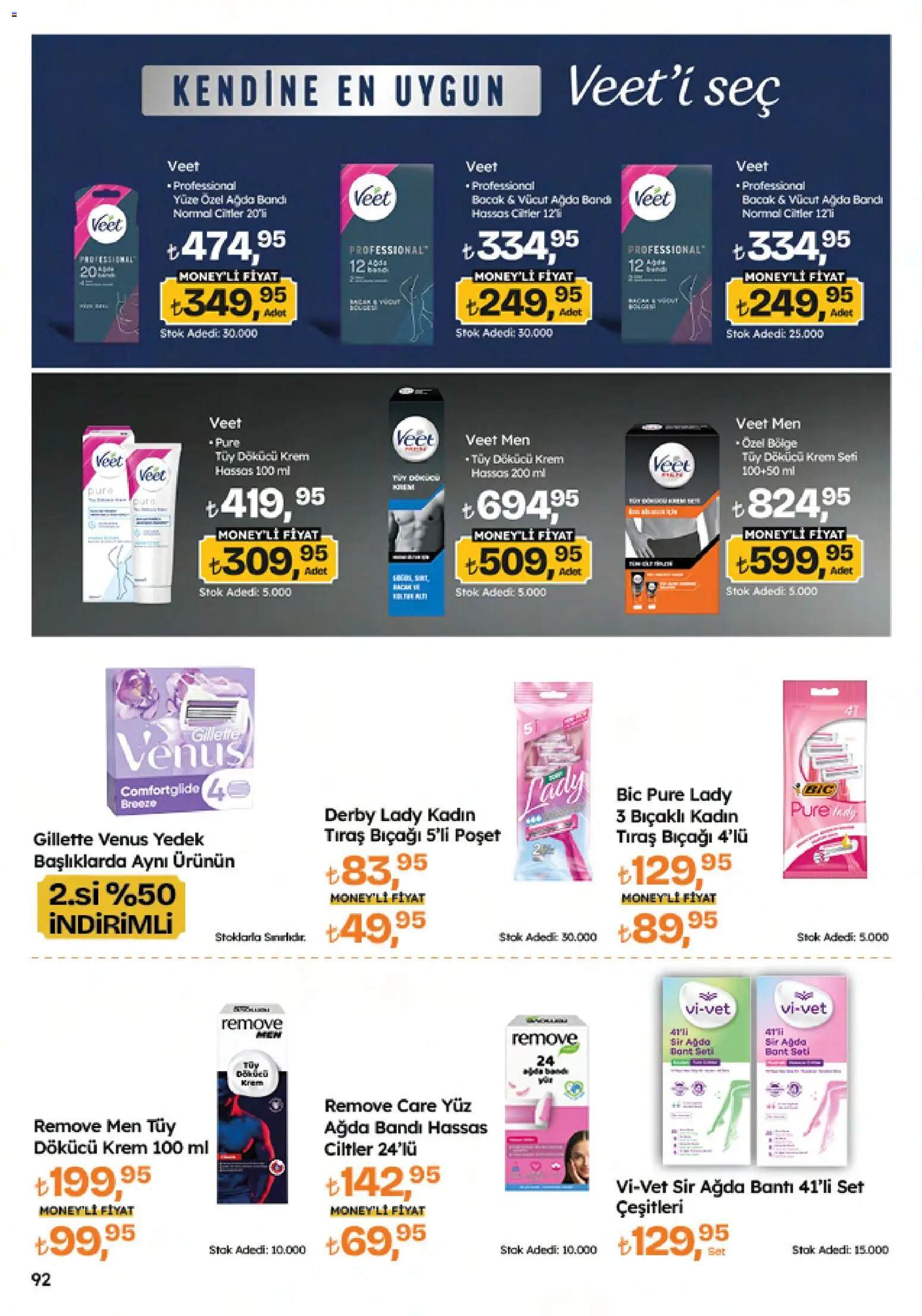 Migros Katalog - 5M Migroskop Dijital - 26.03.2026 tarihinden itibaren geçerlidir | Sayfa: 92 | Ürünler: Krem, Tüy dökücü krem, Bant